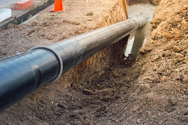 HDD Pipeline Installation in Trench